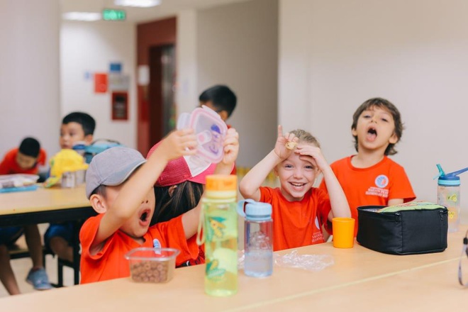 Children participate in extracurricular activities at International School Saigon Pearl (ISSP)