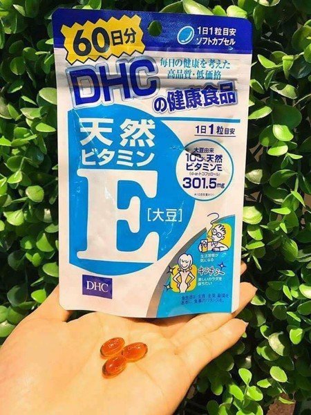 Công dụng chống lão hóa của viên uống vitamin E DHC