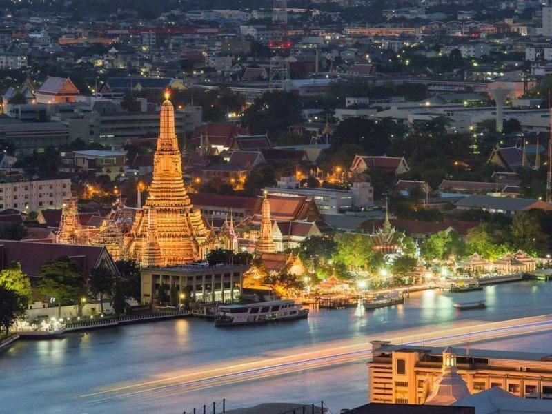 Du ngoạn thành phố Bangkok về đêm trên sông Chao Phraya (Nguồn: shopify.com)