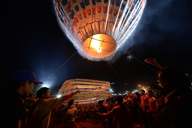 Lễ hội khinh khí cầu Myanmar luôn thu hút nhiều người tham gia mỗi năm (Nguồn: en.wikipedia.org)