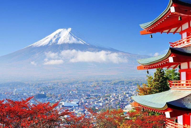 Ngắm nhìn núi Phú Sĩ vào mùa Thu (Nguồn: tugo.com.vn)