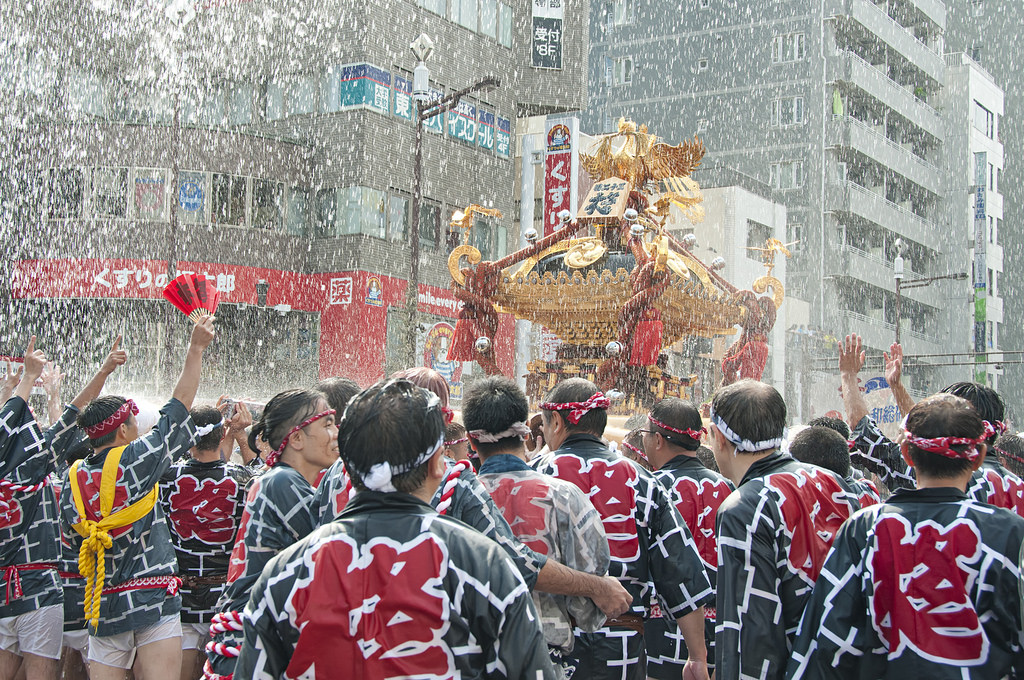 Lễ hội Fukagawa Hachiman Nhật Bản (Nguồn: staticflickr.com)