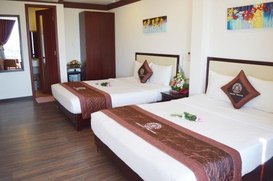 Phòng nghỉ rộng rãi, dễ chịu tại Brown Bean 2 - một khách sạn giá rẻ ở Đà Nẵng. (Nguồn: media-cdn.tripadvisor.com)