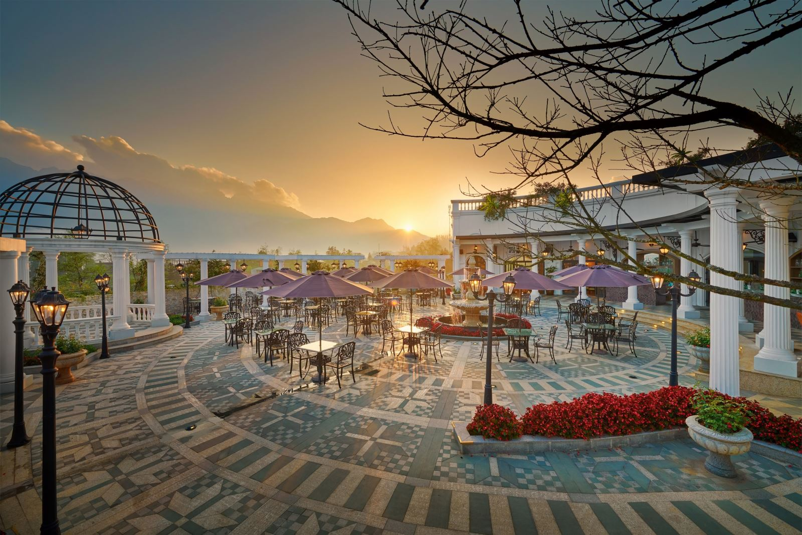 Khu vườn của Silk Path Grand Resort & Spa tuyệt đẹp (Nguồn: baodulich.net.vn)