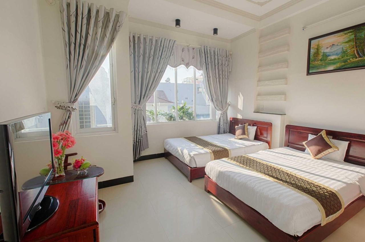 Phòng nghỉ sang trọng tại Green Moon Beach Hostel Đà Nẵng