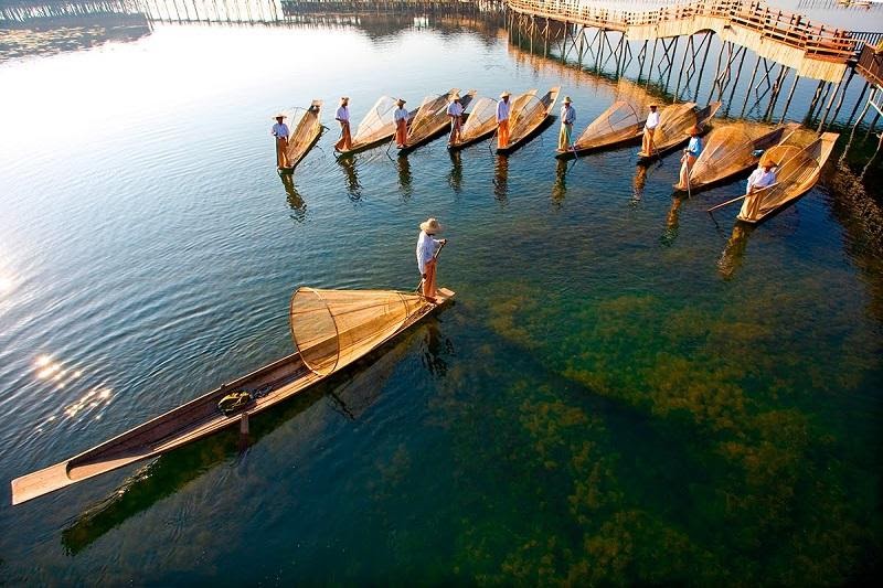 Hồ Inle thanh bình, dung dị một vùng quê