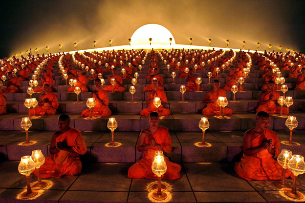Thái Lan có nhiều ngày lễ liên quan đến Phật giáo (Nguồn: dulichthailand.com)