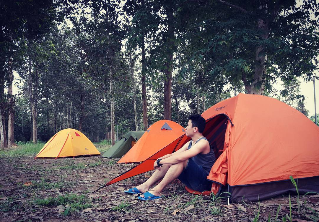 Cắm trại là một hoạt động thú vị ở Nam Cát Tiên (Nguồn: phuotvui.com)