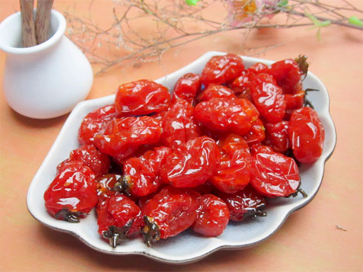 Mứt cà chua độc đáo và thơm ngon tại Đà Lạt
