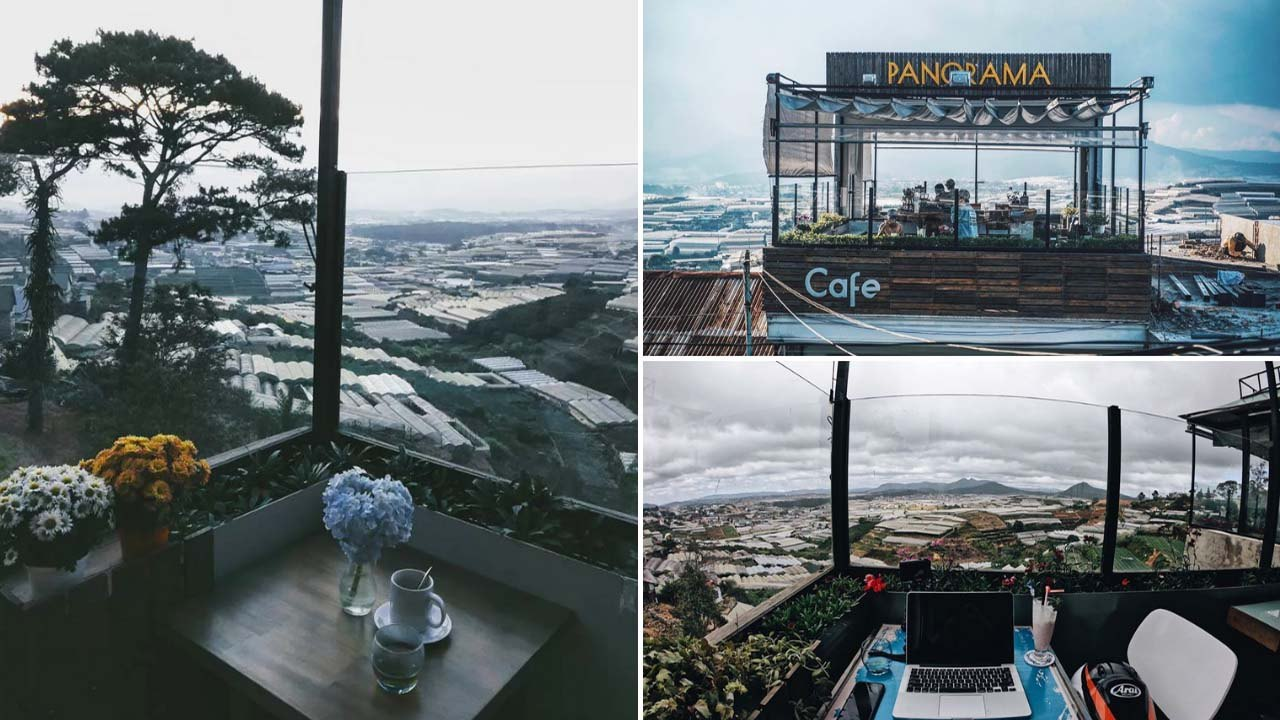 Panorama Cafe là một điểm check in Đà Lạt về đêm cực kỳ lý tưởng (Nguồn: Internet)
