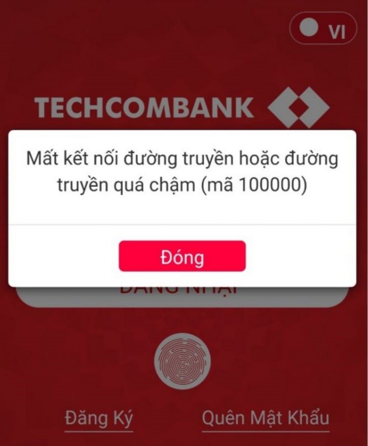 Chuyển tiền qua Techcombank nhưng không nhận được phản hồi từ ngân hàng thụ hưởng