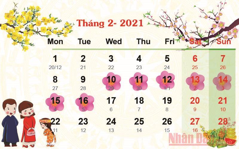 Tết 2021: Ngày nào Dương lịch, Lịch nghỉ tết 2021, Lịch âm?
