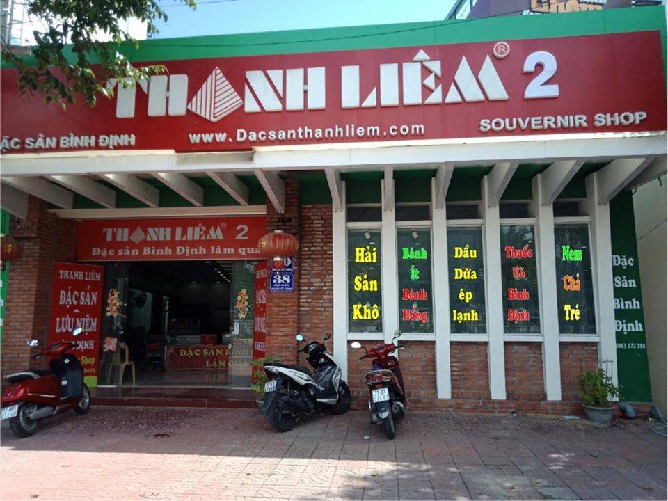 Đặc sản Quy Nhơn Thanh Liêm là một địa điểm bán đặc sản đầu tiên ở Quy Nhơn