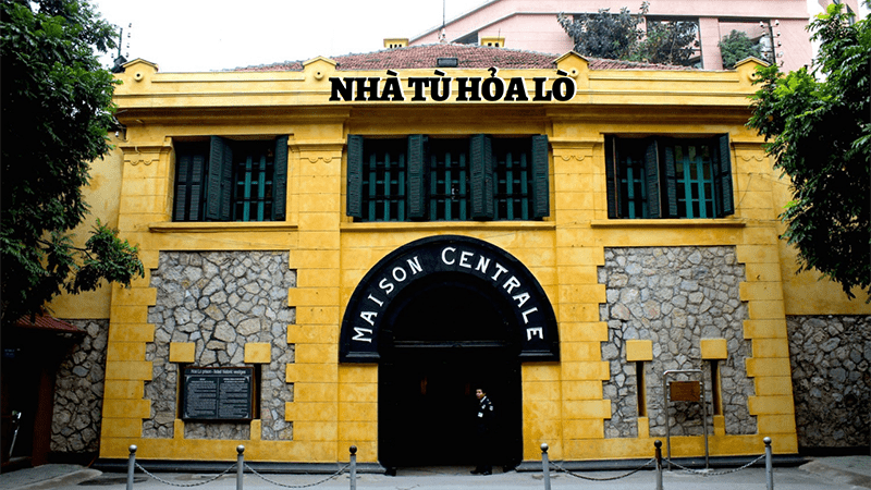 Nhà tù Hỏa Lò là công trình kiến trúc kiên cố bậc nhất Đông Dương vào năm 1986