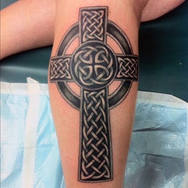 Celtic Leg Tattoo - Hình xăm Celtic
