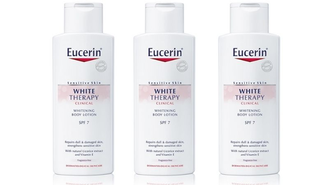 Sữa dưỡng thể sáng da Eucerin White Therapy Body Lotion SPF 7