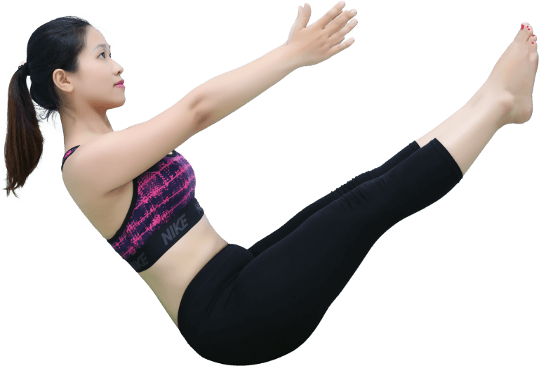 bài tập yoga giảm mỡ bụng với tư thế con thuyền 