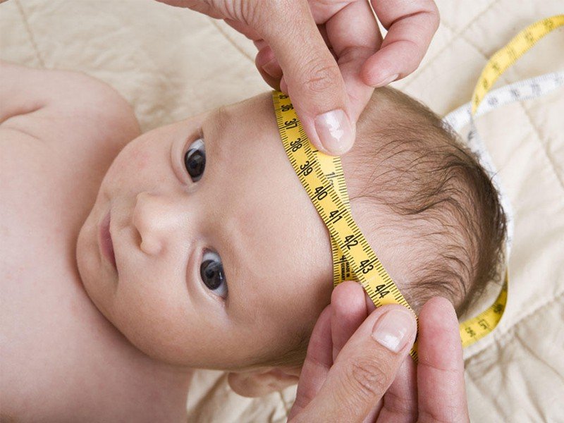 Các chỉ số vòng đầu cần đo trong biểu đồ chiều cao cân nặng của trẻ