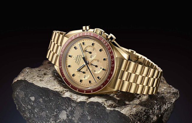 Đồng hồ Omega mạng vàng 18K kỷ niệm 50 năm thành lập thương hiệu
