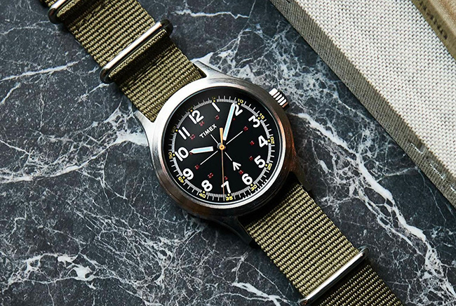 Đồng hồ quân đội của Timex hợp tác với Todd Snyder mang nét quyến rũ cổ điển 