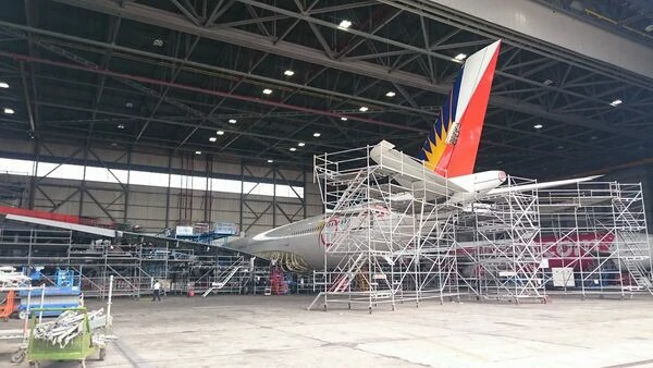 Kho chứa máy bay rộng 128 mét không cột giữa tại Philippines