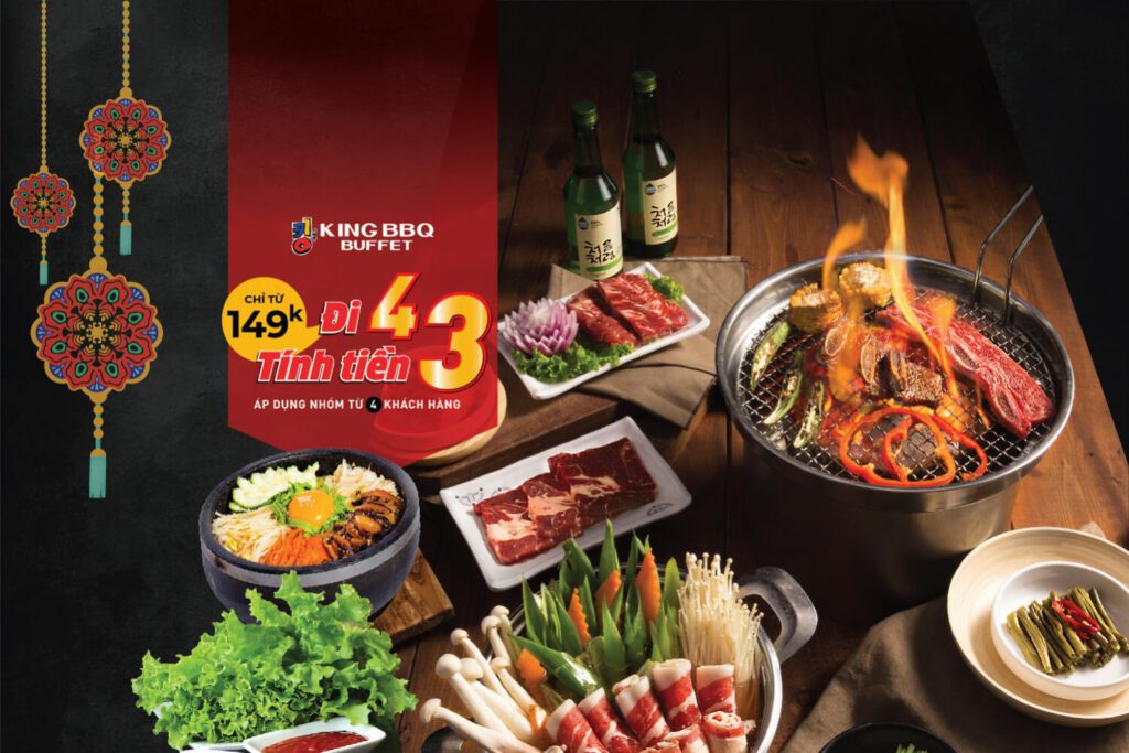 King BBQ - Chuỗi nhà hàng nướng và buffet Hàn Quốc