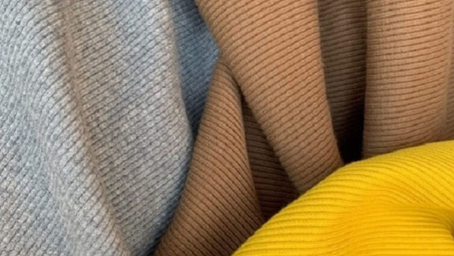Vải Cotton Borip – vải bo gân độ mềm mại cao trông giống như vải len 
