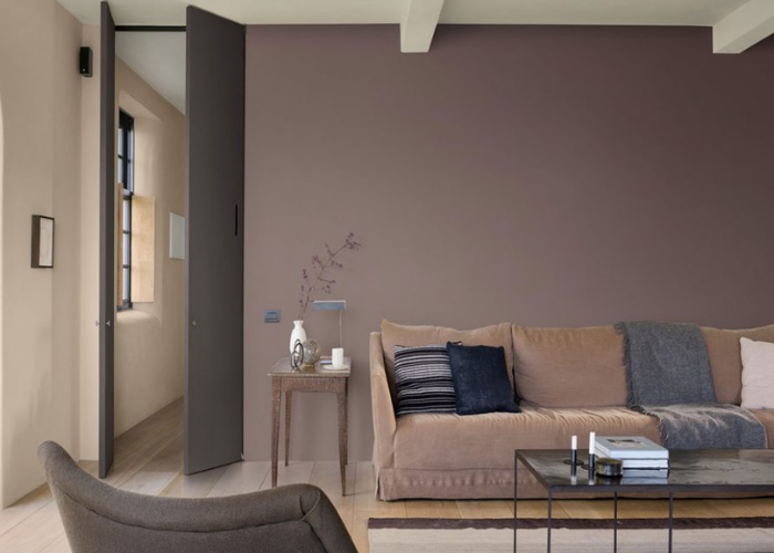 Sử dụng nội thất có màu sắc phù hợp để đảm bảo sự thống nhất cho tổng thể không gian phòng khách