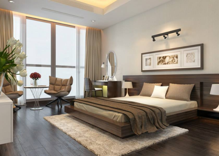Mẫu thảm lót mang màu sắc trang nhã phù hợp phòng ngủ phong cách cổ điển