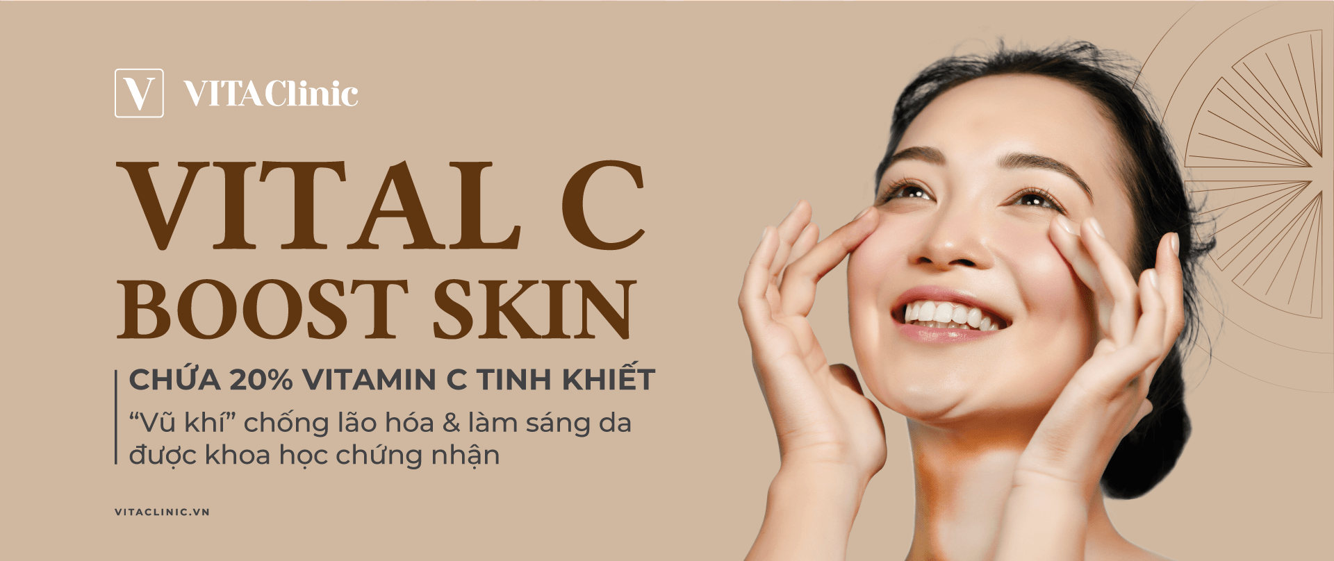 Vital C Boost Skin - cách trị sẹo thâm từ bên trong