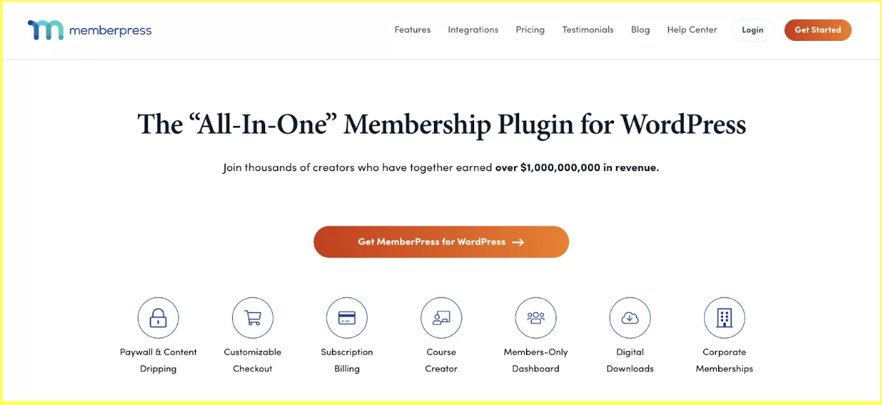 WordPress plugin for creating visually appealing membership sites