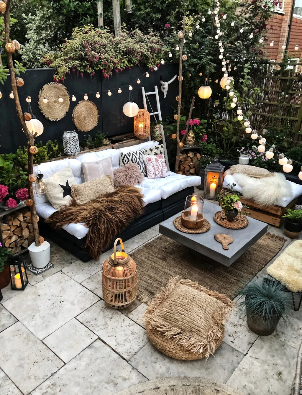 Boho style home decor outdoor ideas help relax and laidback entertaining
