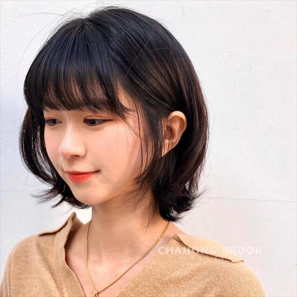 Kiểu tóc layer ngắn Hàn Quốc 