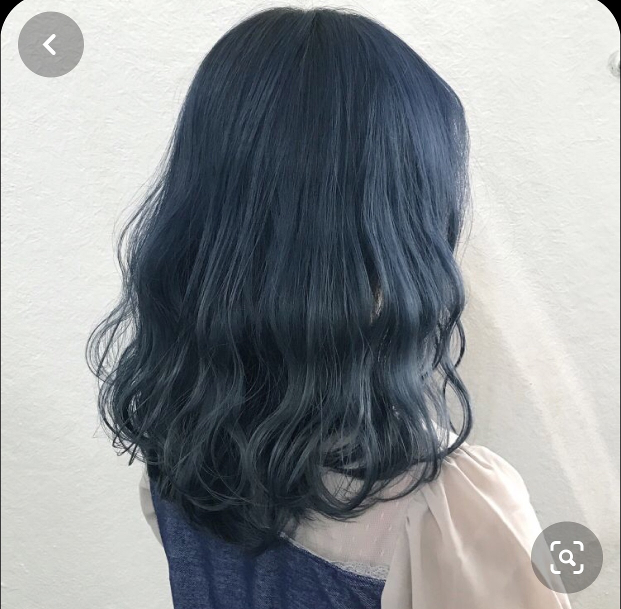 màu nhuộm tóc than chì ánh xanh