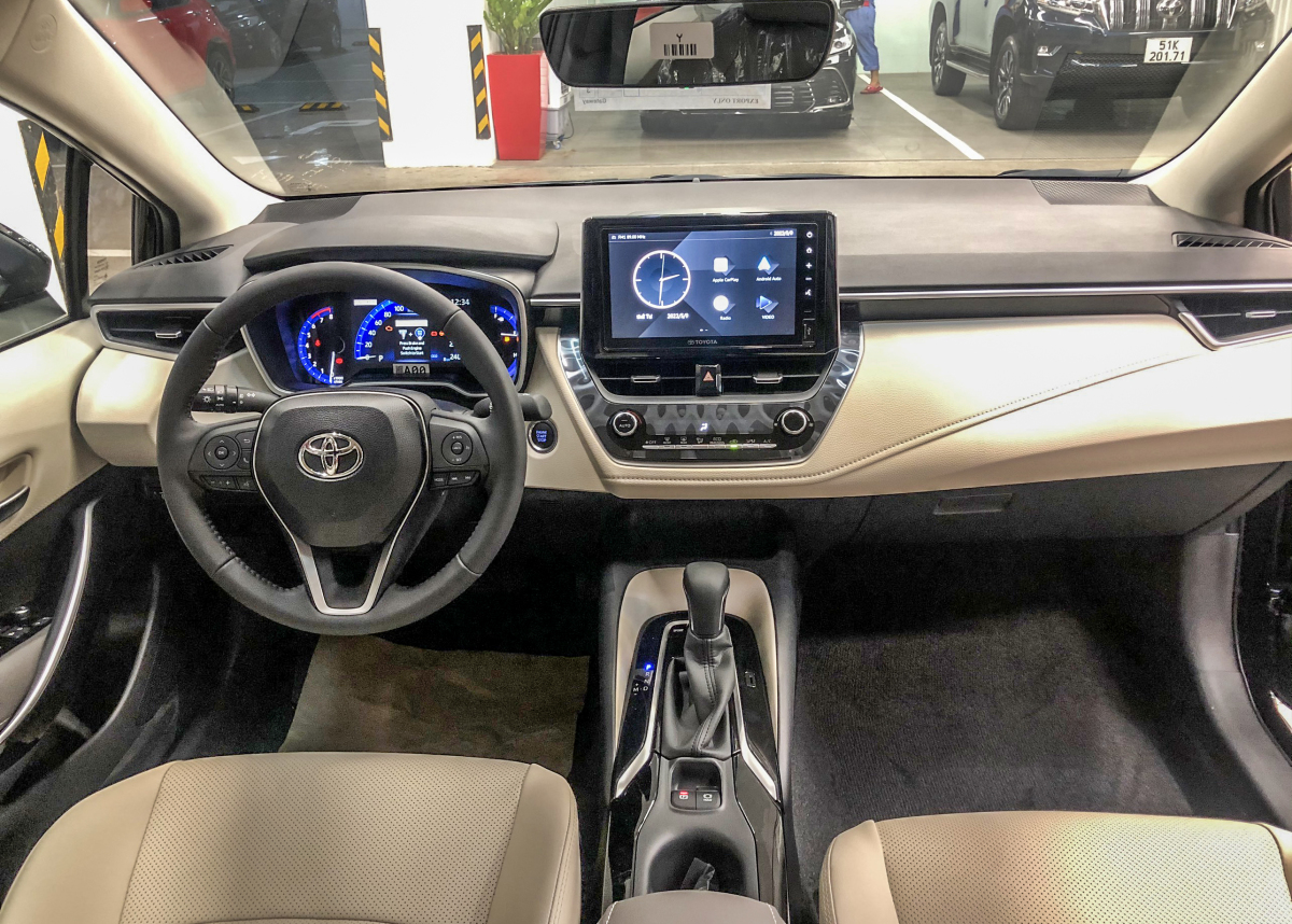 nội thất Toyota Altis