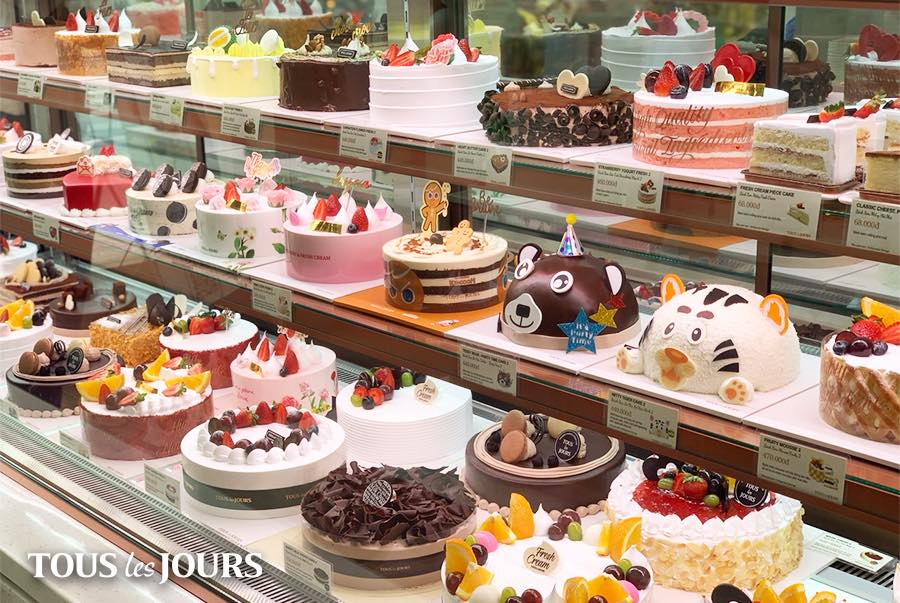 Những chiếc bánh kem hấp dẫn từ hình thức bên ngoài đến hương vị tại TOUS les Jours