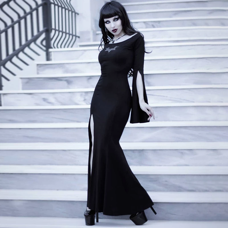 Đầm maxi cực kỳ ma mị và quyến rũ trong phong cách Gothic nữ 