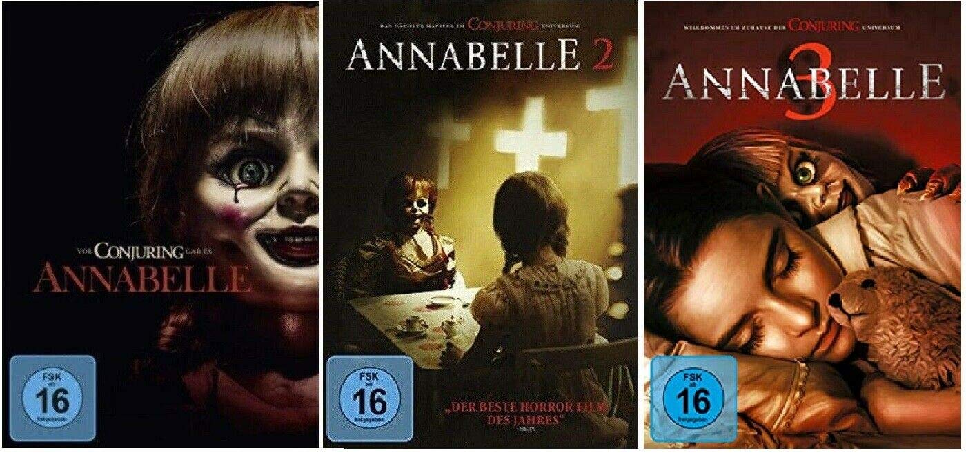 Poster phim kinh dị Series Annabelle phần 1, phần 2, phần 3