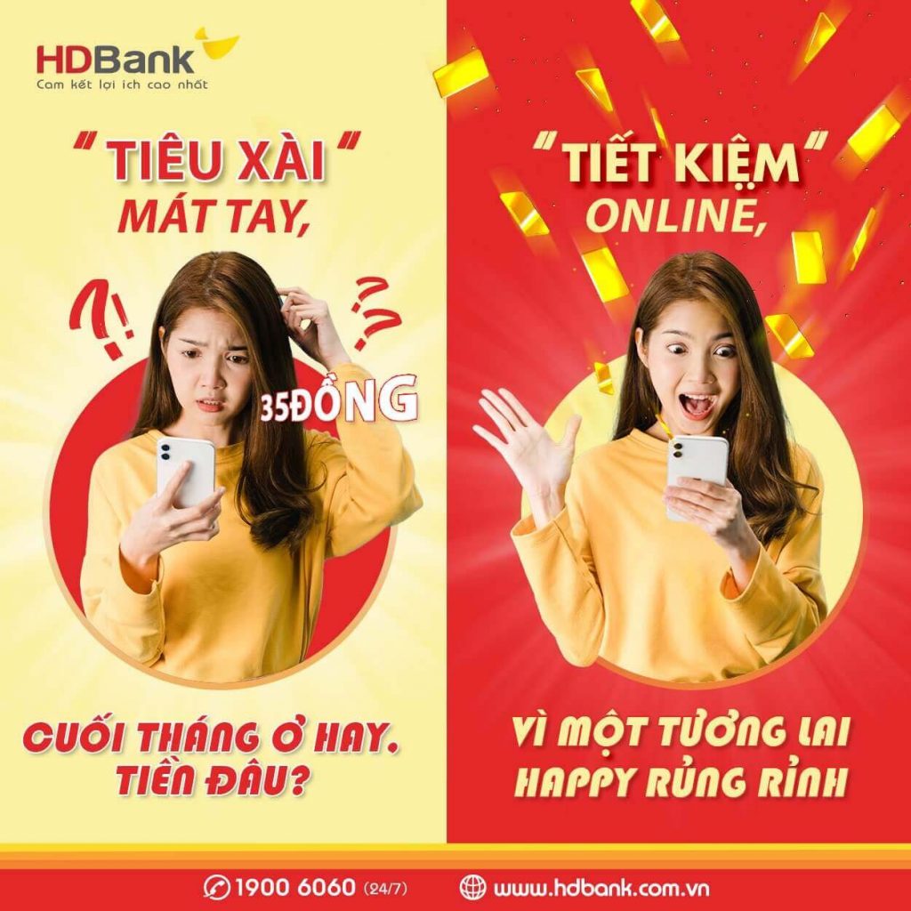 Tài khoản tiết kiệm online ngân hàng HDBank