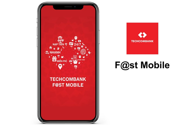 Ứng dụng rút tiền không cần thẻ F@st Mobile Techcombank