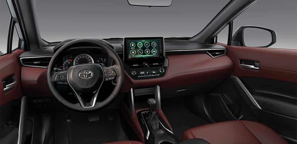 nội thất tiện nghi Toyota Corolla Cross 2023 