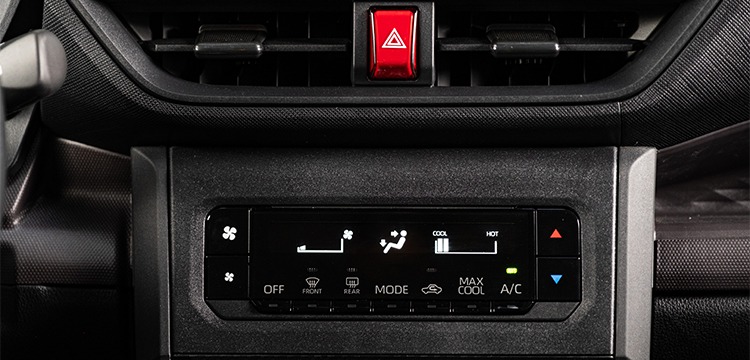 Hệ thống điều hòa không khí trên Toyota Avanza 2023