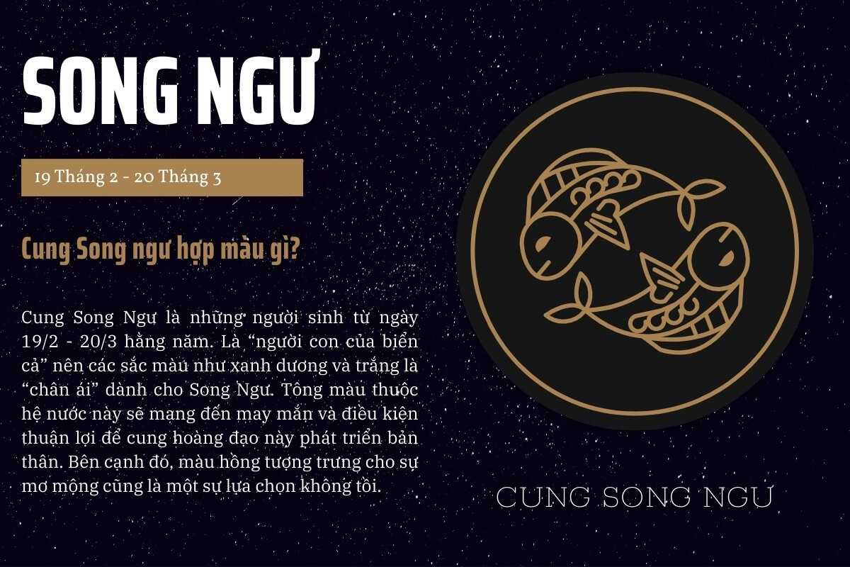 Song Ngư hợp với nội thất màu gì