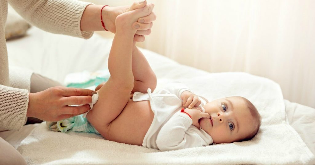 Miếng lót thường bị xô dịch khi bé cử động cơ thể