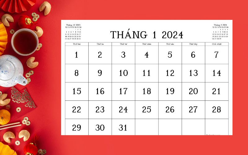 Còn bao nhiêu ngày nữa tới Tết 2024?