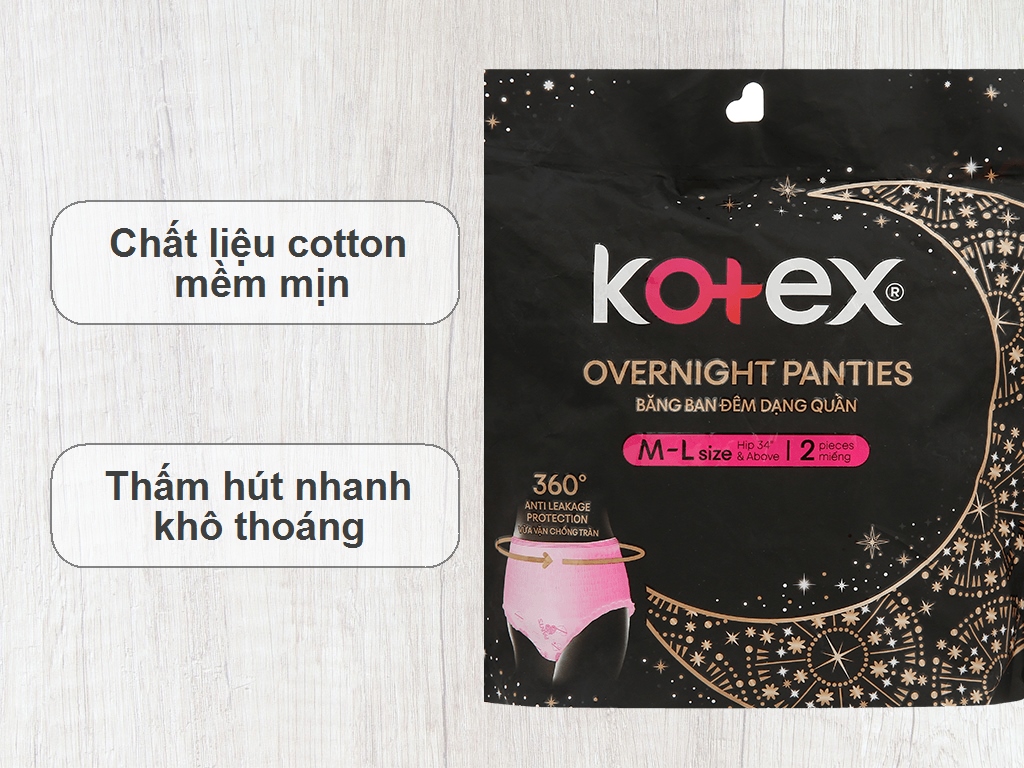 Băng vệ sinh quần Kotex – dành cho những ngày nhiều kinh