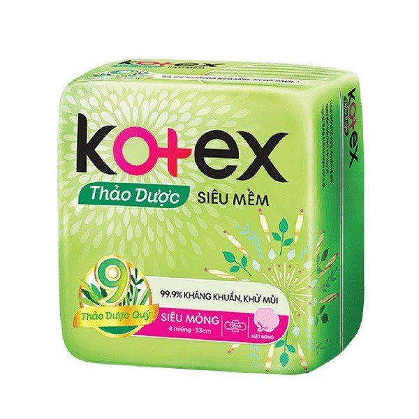 Kotex thảo dược – Băng vệ sinh lành tính dành cho phái nữ
