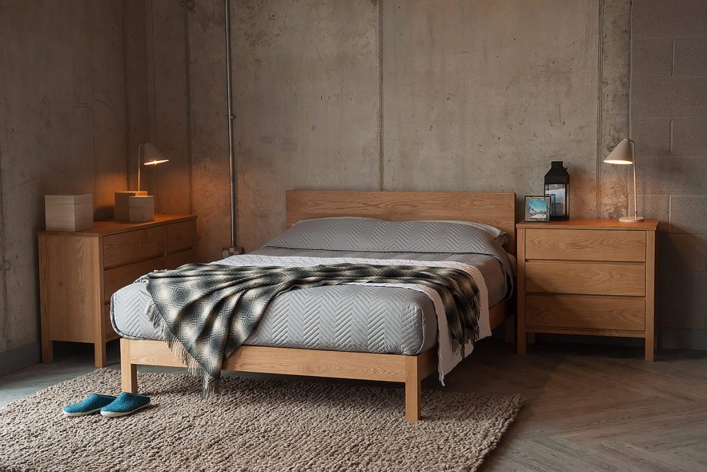 giường ngủ gỗ tự nhiên đẹp, hiện đại 