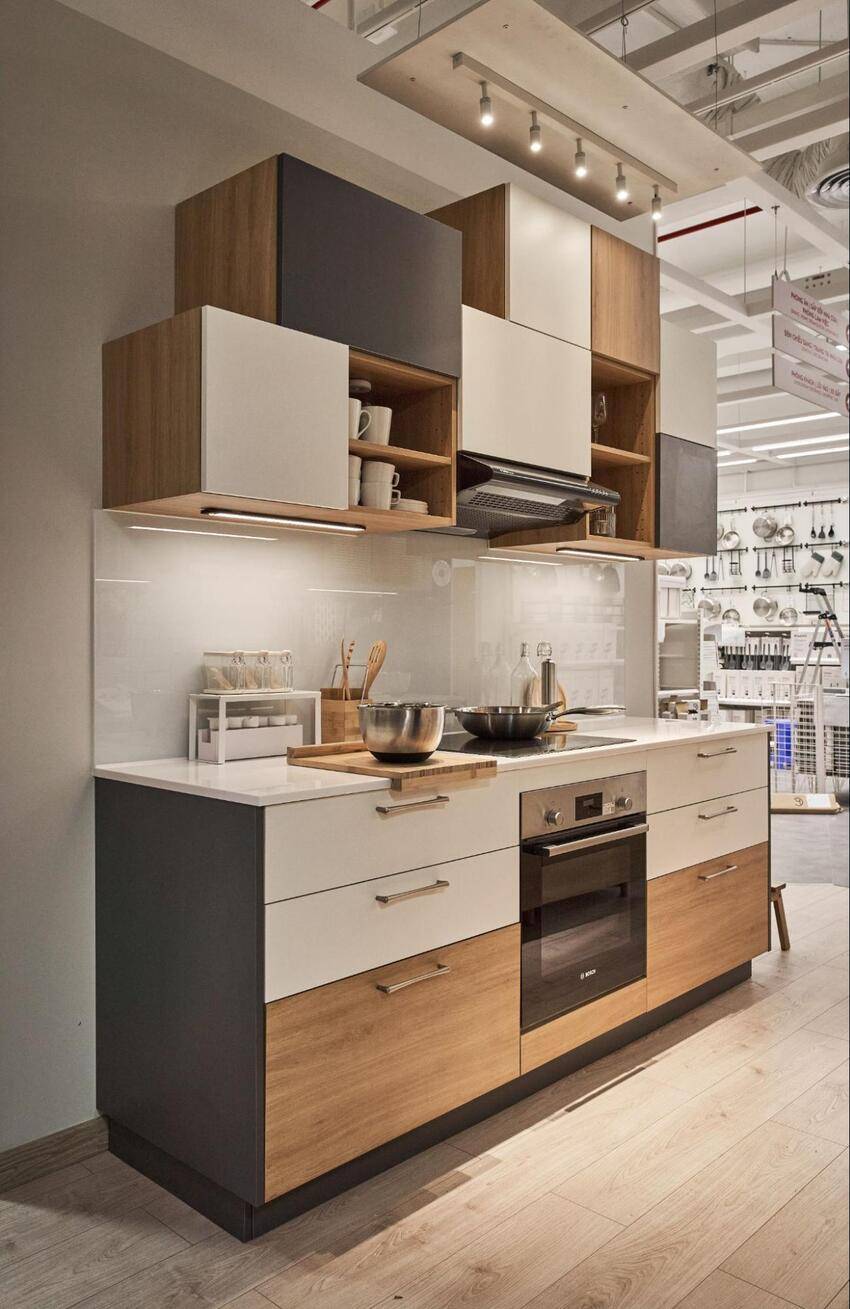 Thiết kế nội thất nhà bếp đẹp và gọn gàng mang lại cảm giác thoải mái cho người sử dụng