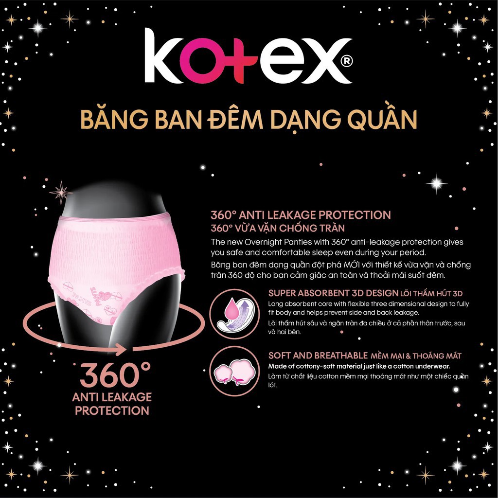 Băng vệ sinh Kotex siêu ban đêm